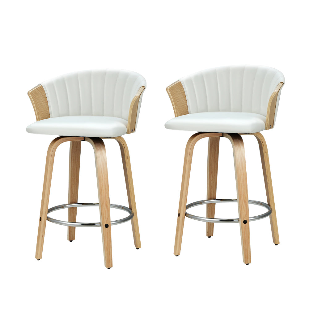 Thane Leather Counter Stool Swivel (Set of 2)