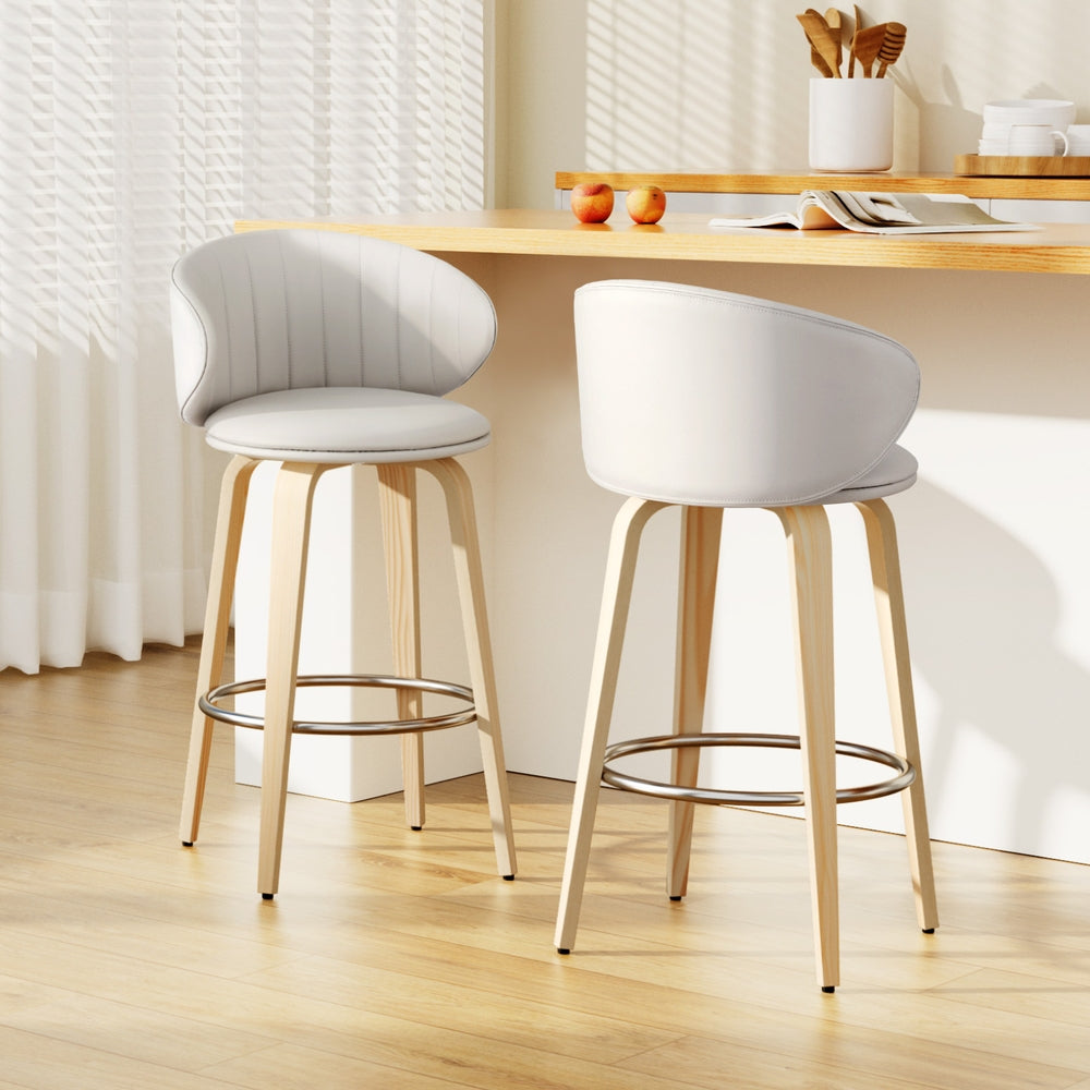 Aspen Leather Dining Chair (Set of 2) Red