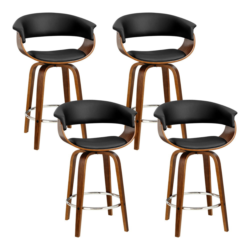 Anders Leather Bar Stool Swivel (Set of 4)