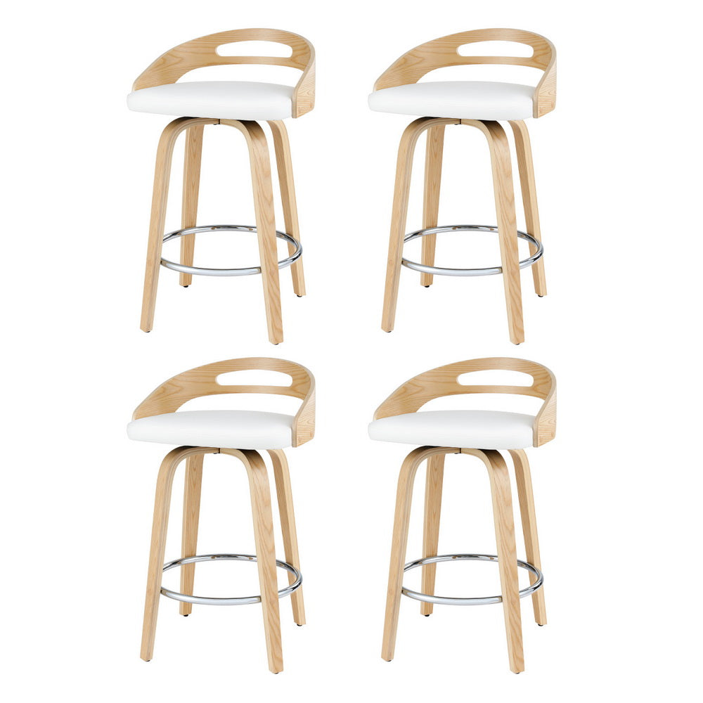 Haze Leather Counter Stool Swivel (Set of 4)