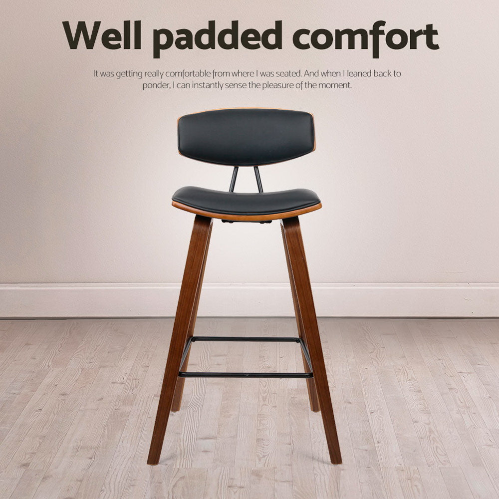 Bay Leather Bar Stool Padded (Set of 4)