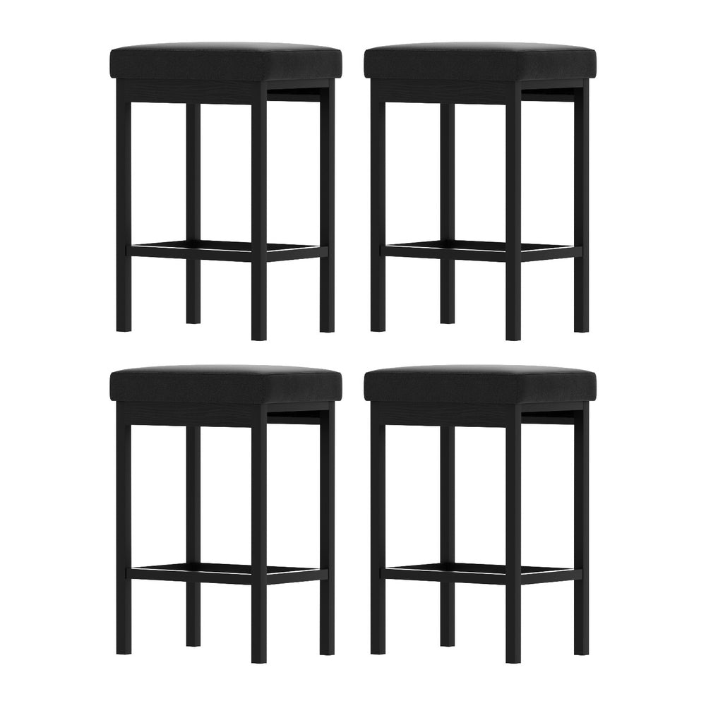 Stan Leather Counter Stool (Set of 4)