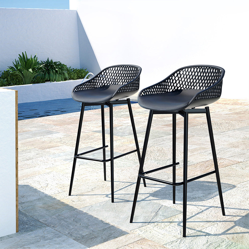 Neo Bar Stool (Set of 2) Black