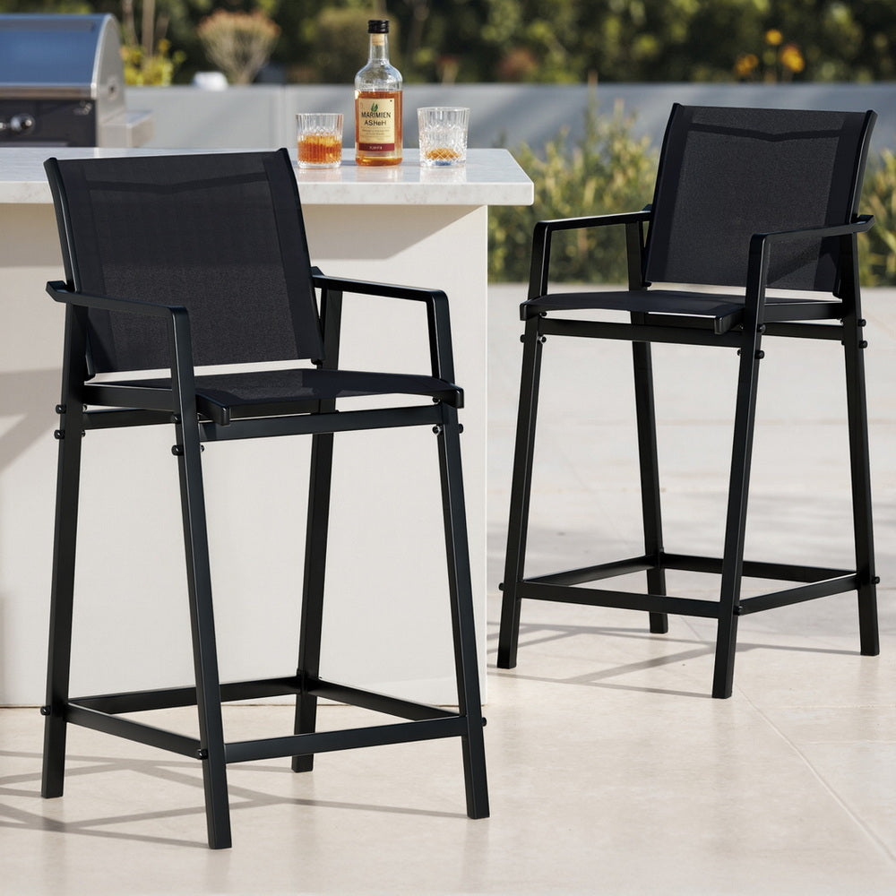 Devon Metal Dining Chair Black