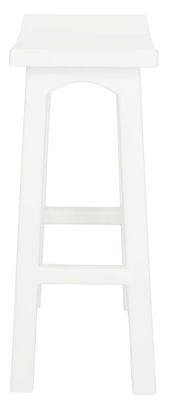 Xander Wooden Bar Stool White