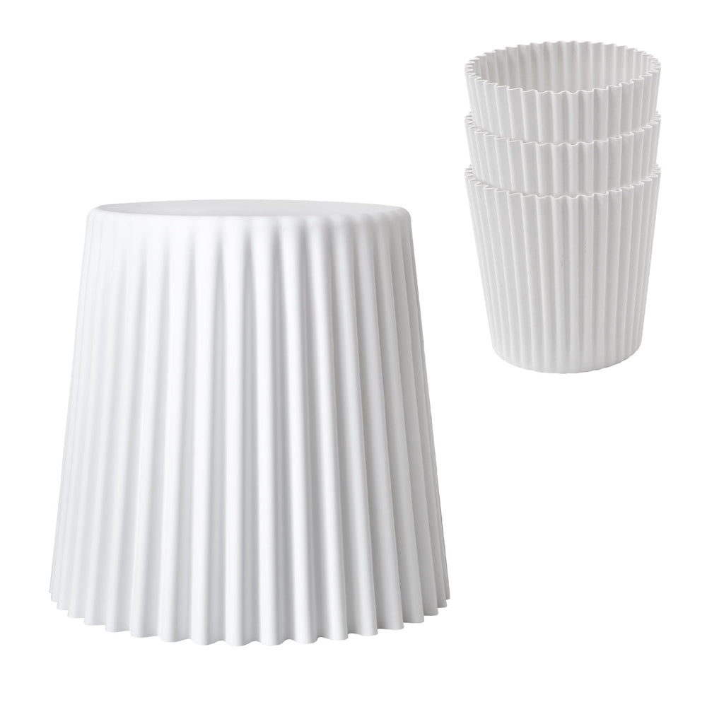 Flint Bar Stool (Set of 4) White