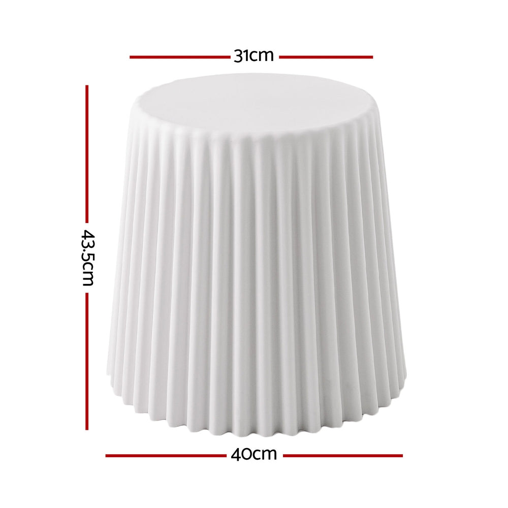 Flint Bar Stool (Set of 4) White