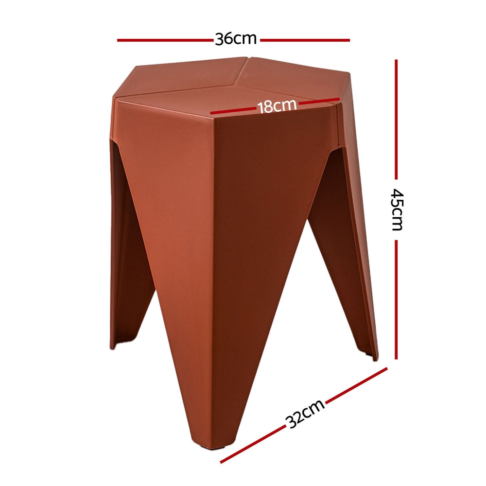 Glen Bar Stool Red
