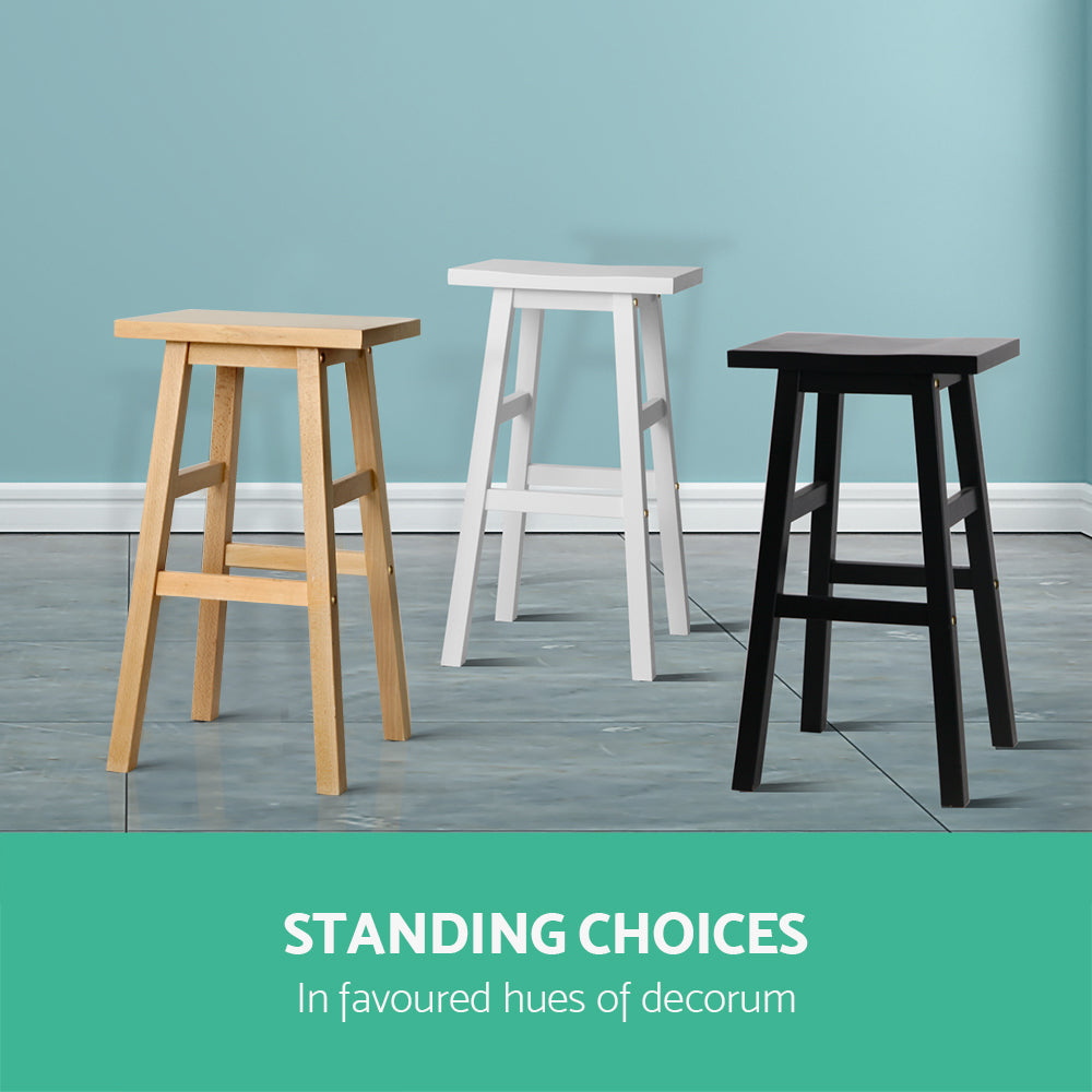 Yannick Wooden Counter Stool (Set of 2) Natural