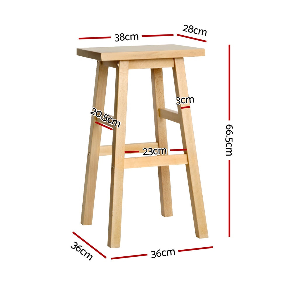 Camden Wooden Bar Stool (Set of 4)