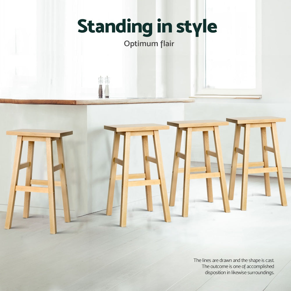 Camden Wooden Bar Stool (Set of 4)