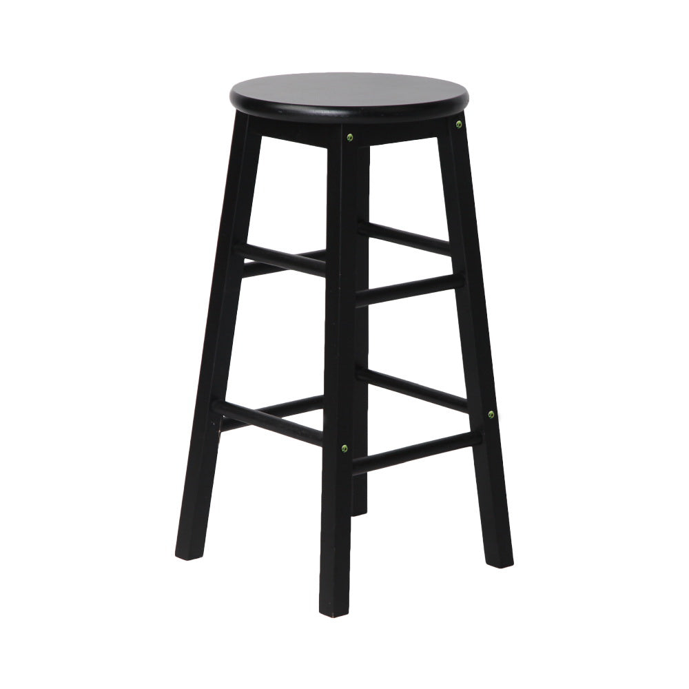 Gage Wooden Bar Stool (Set of 2) Black