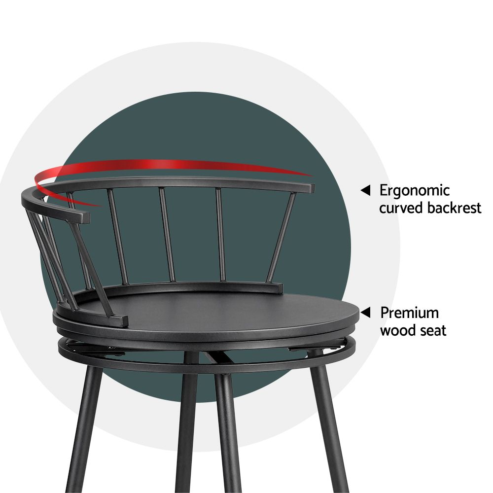 Unity Metal Bar Stool Swivel (Set of 2)