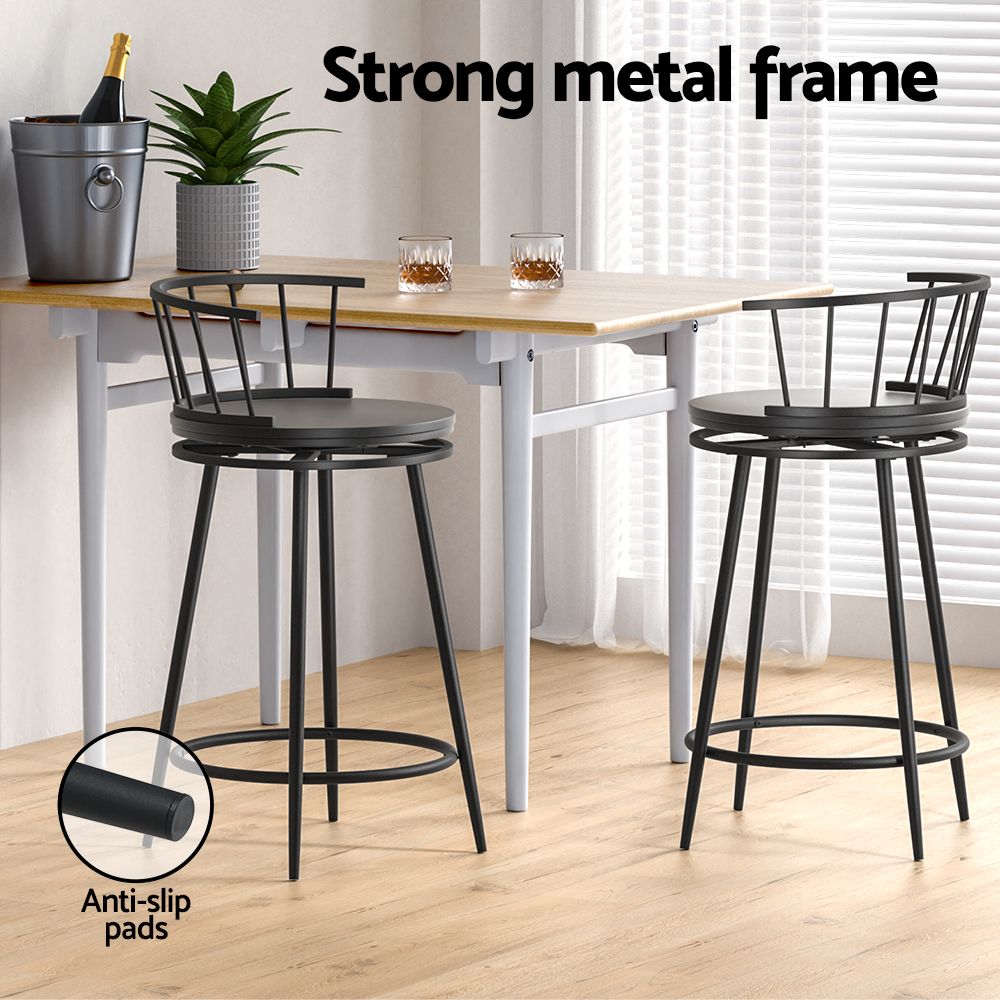 Unity Metal Bar Stool Swivel (Set of 2)