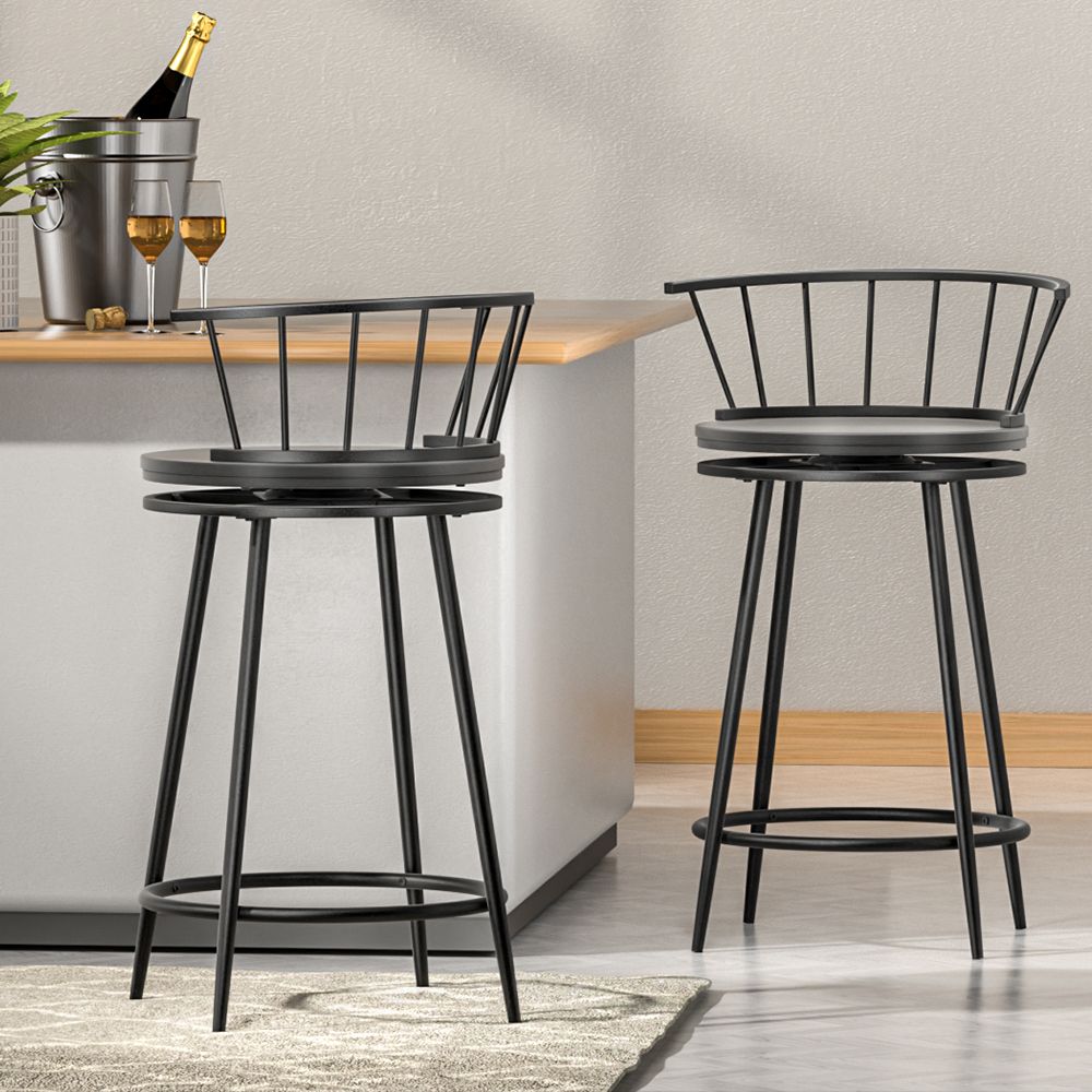 Unity Metal Bar Stool Swivel (Set of 2)