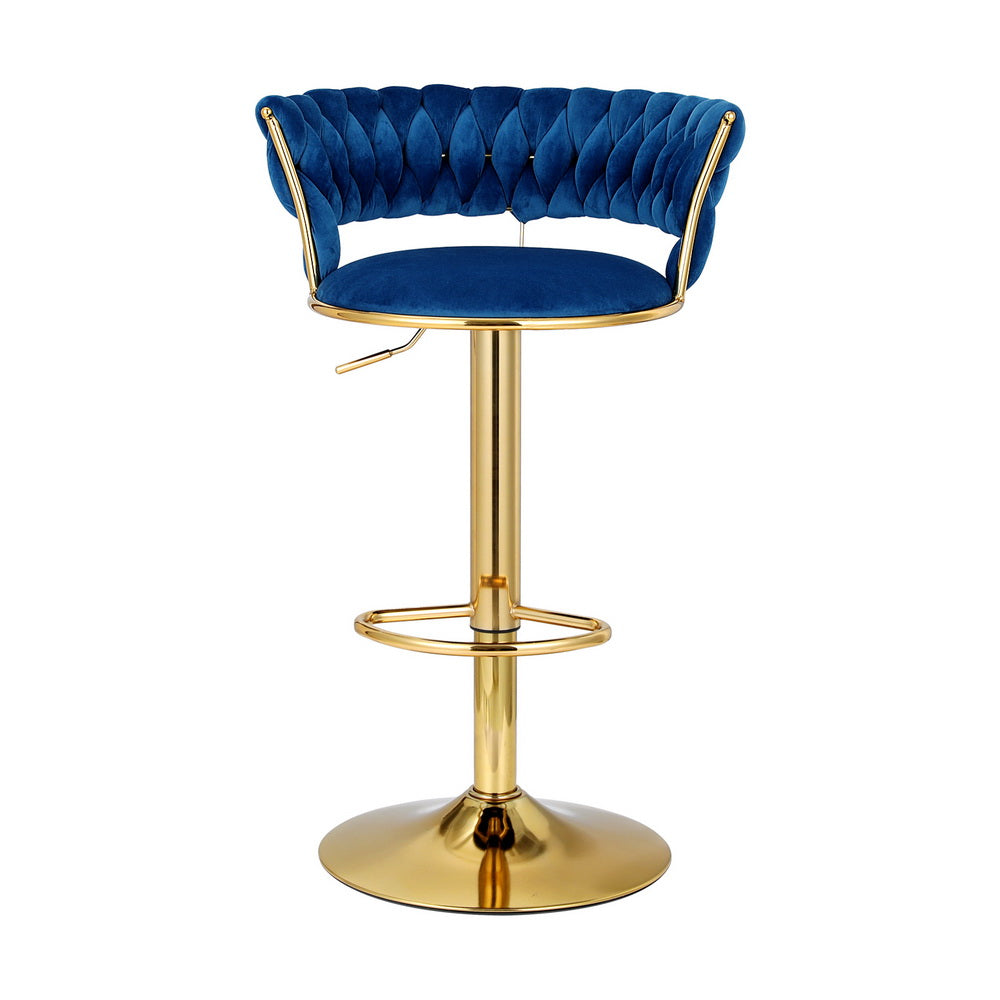 Maren Velvet Bar Stool Adjustable