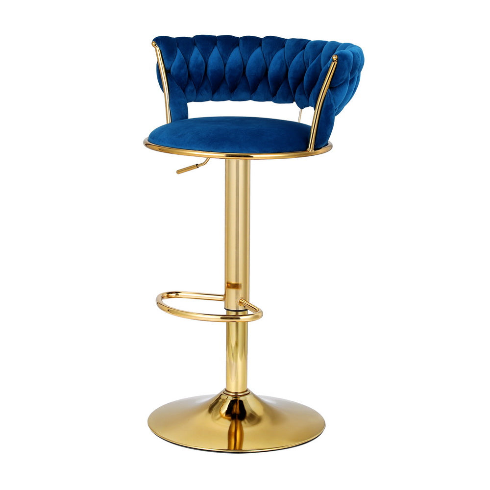 Maren Velvet Bar Stool Adjustable