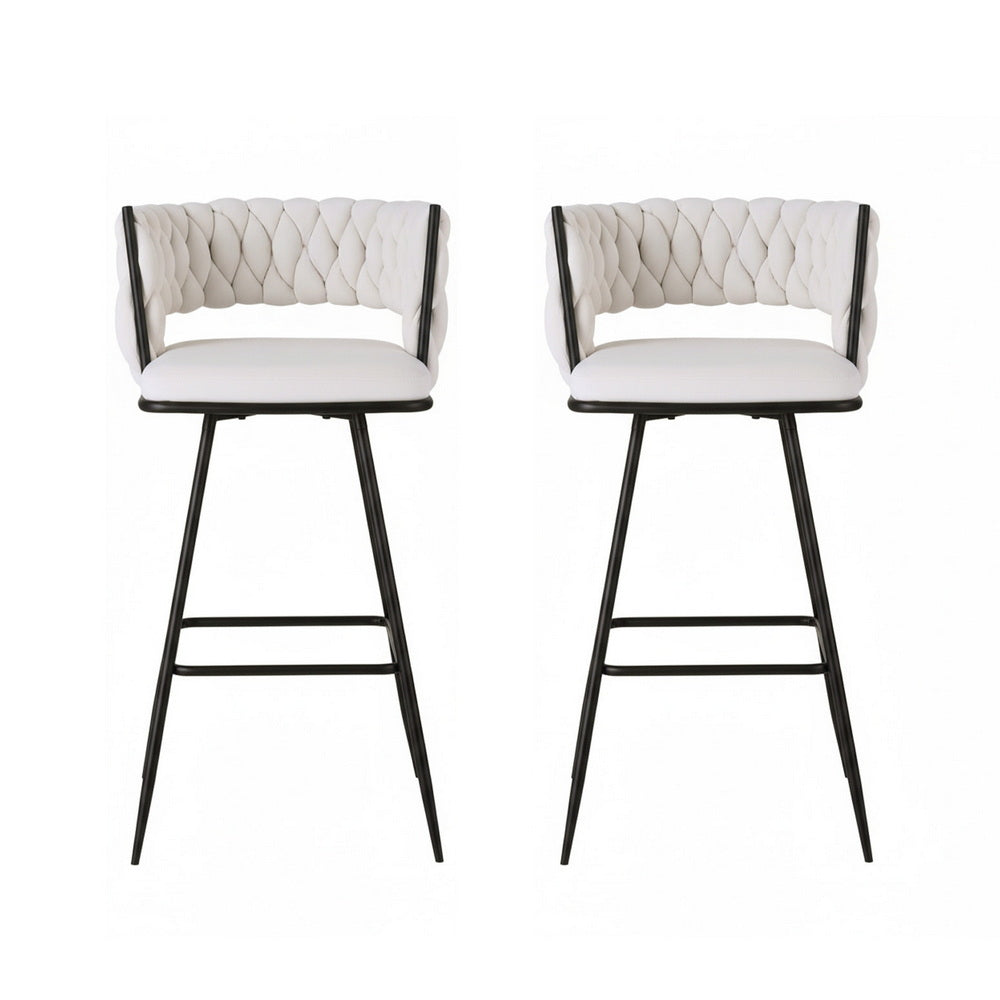 Lawson Velvet Counter Stool (Set of 2)