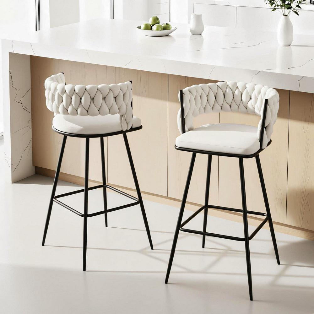 Lawson Velvet Counter Stool (Set of 2)
