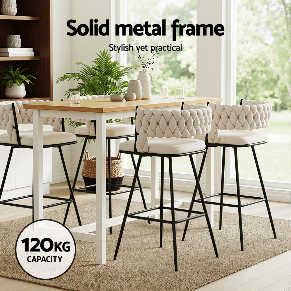 Uma Velvet Counter Stool (Set of 4)