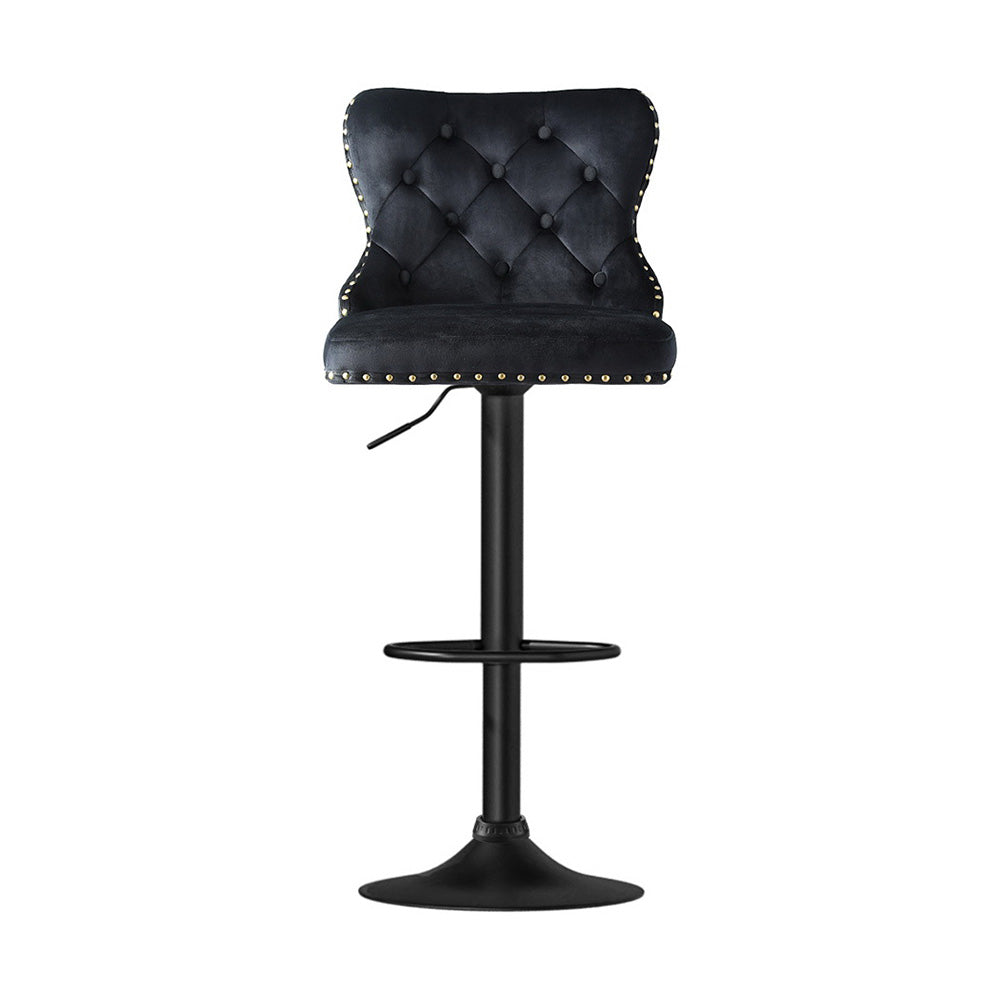 Piper Velvet Counter Stool Adjustable