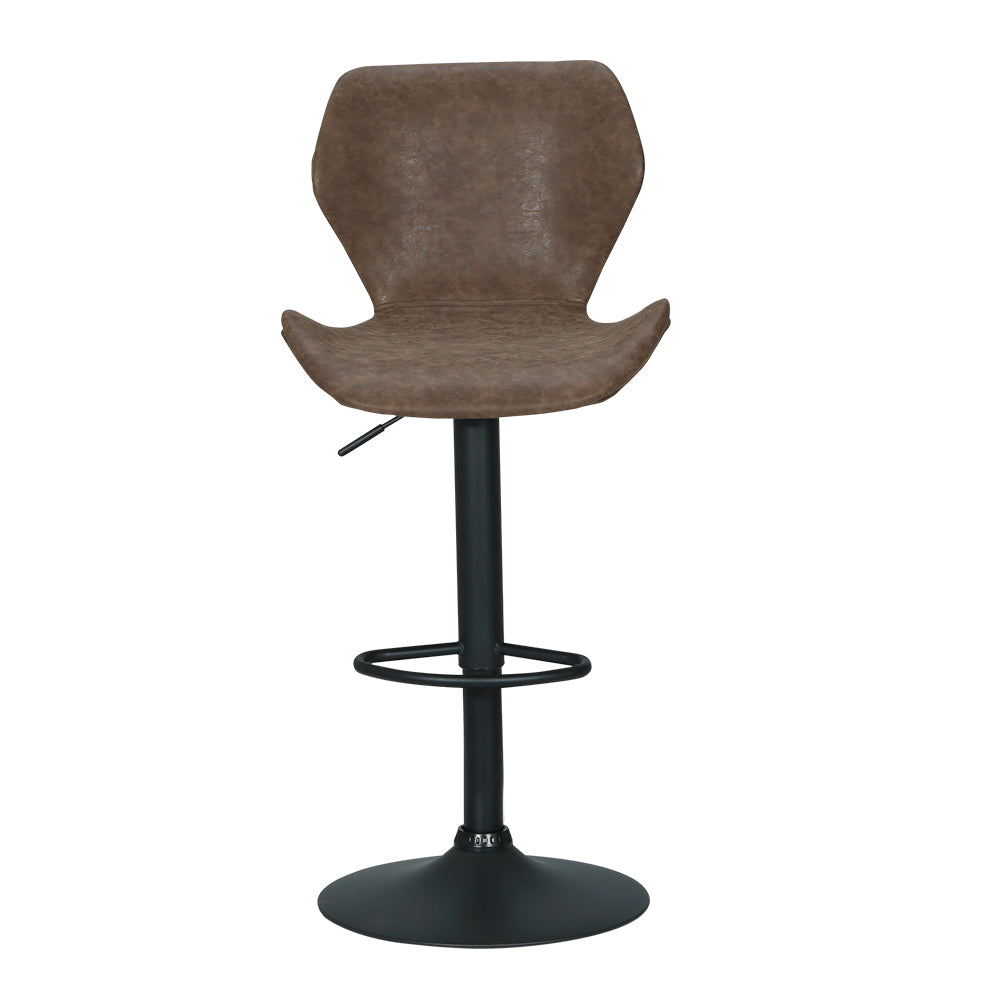 Kira Counter Stool Swivel Adjustable (Set of 2) Brown