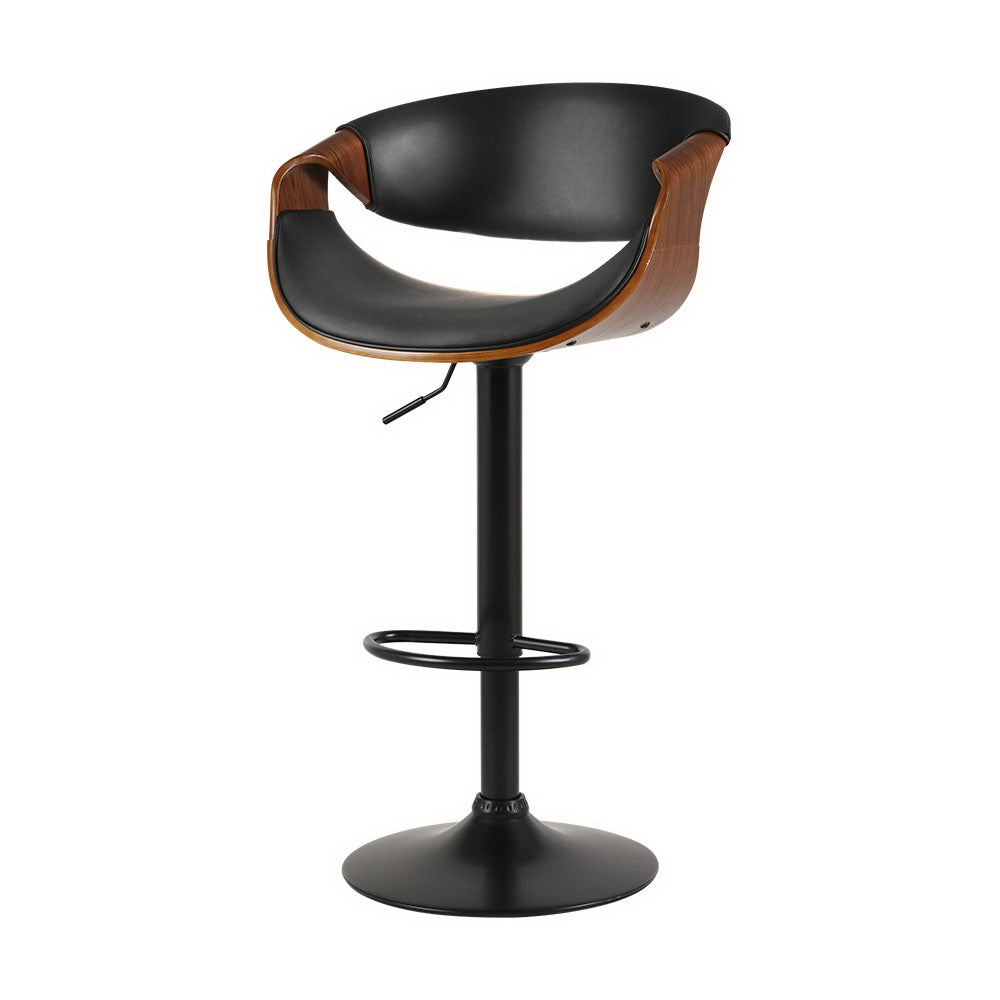 Ion Leather Bar Stool Adjustable with Armrest