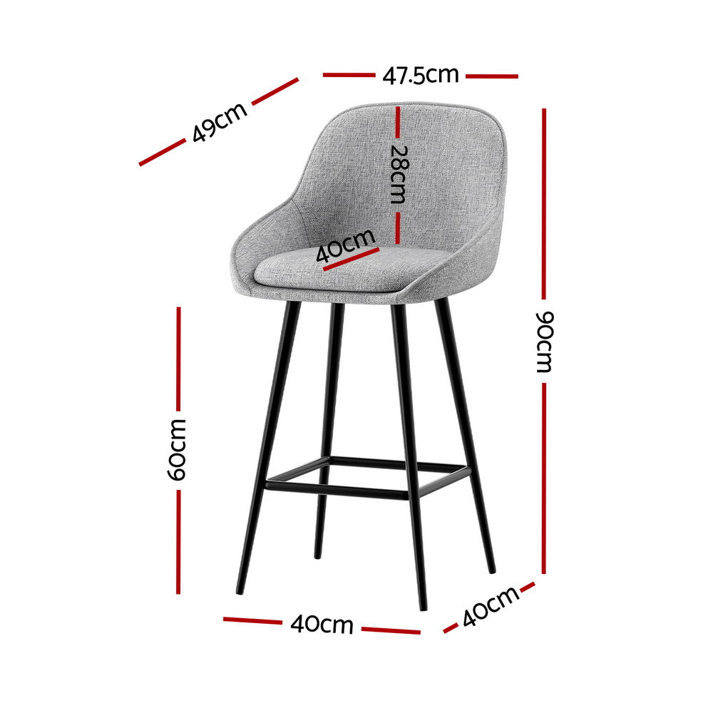 Hudson Counter Stool (Set of 2) Red