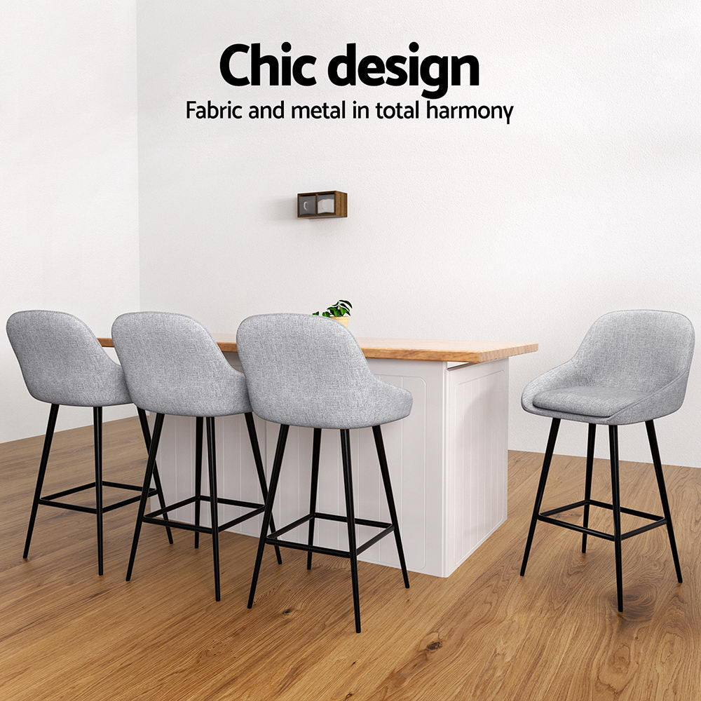 Stuart Counter Stool (Set of 4) Red