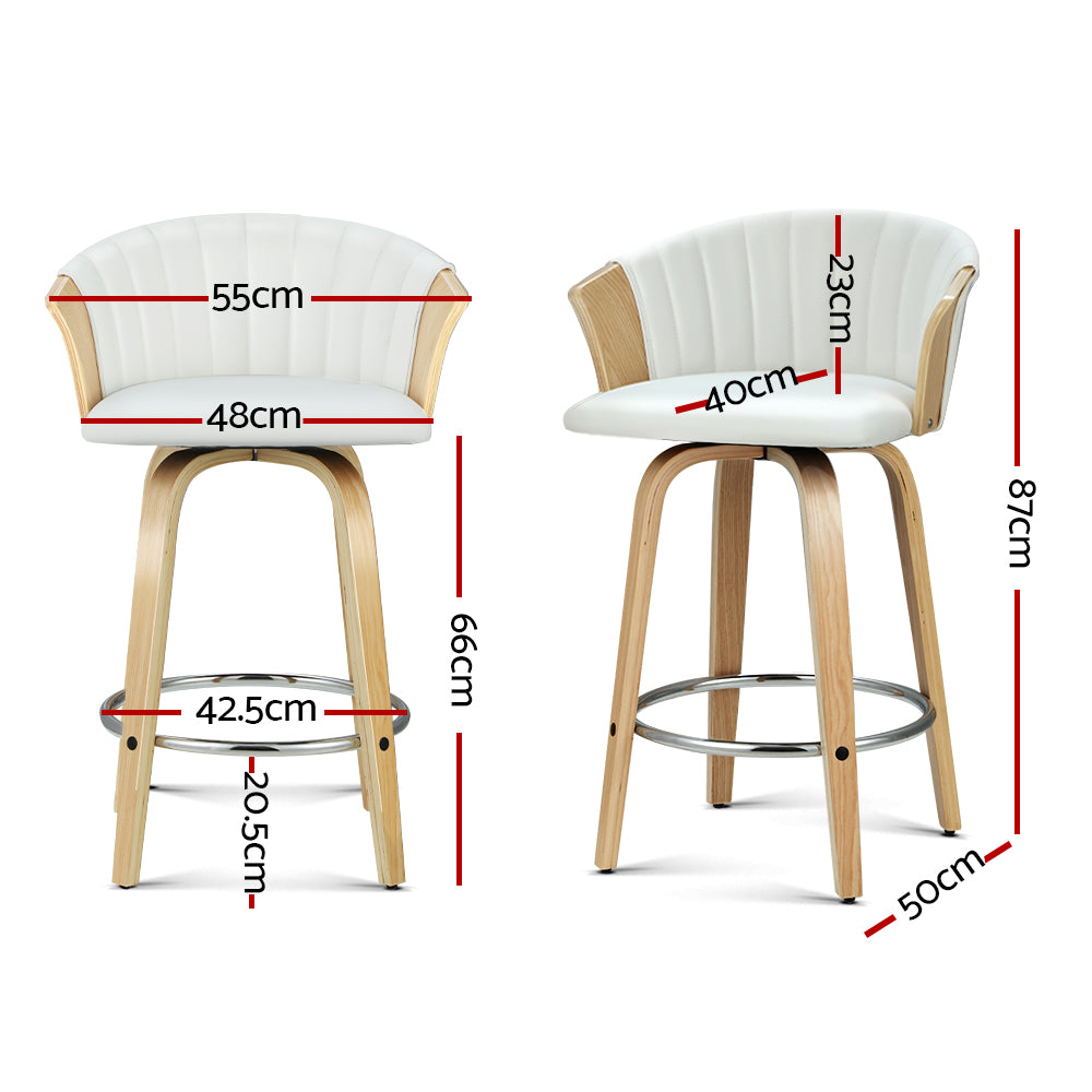 Thane Leather Counter Stool Swivel (Set of 2)