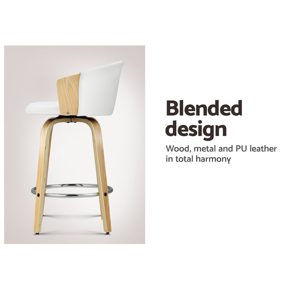 Thane Leather Counter Stool Swivel (Set of 2)