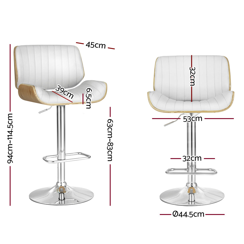 Zion Leather Bar Stool Swivel
