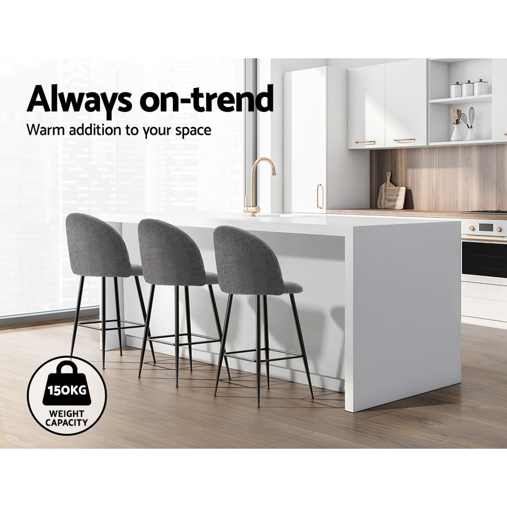 Wells Metal Counter Stool (Set of 2)