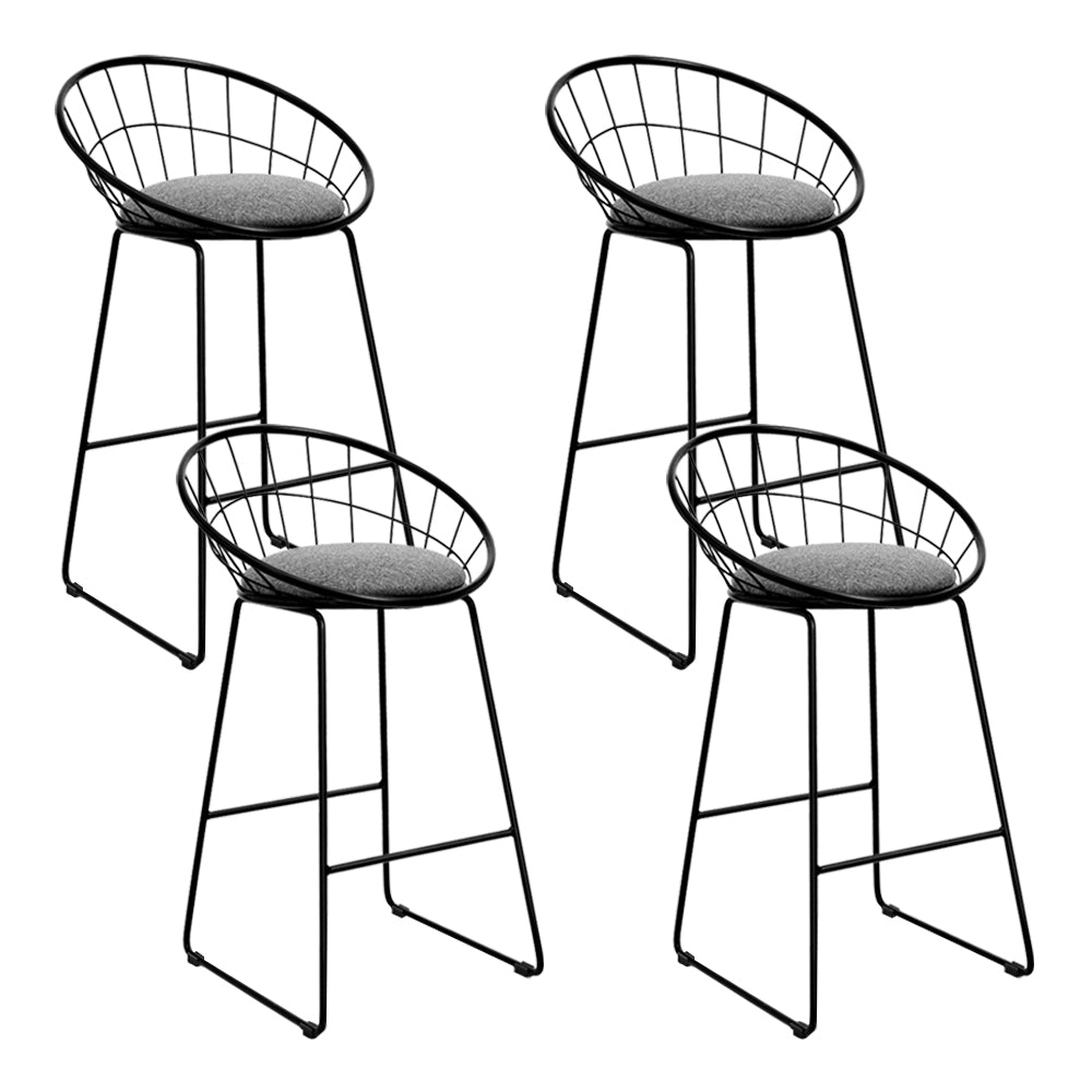 Ember Metal Bar Stool Padded (Set of 4)