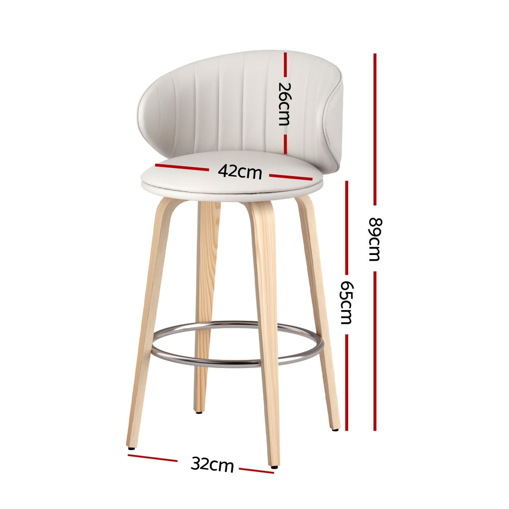 Aspen Leather Dining Chair (Set of 2) Red