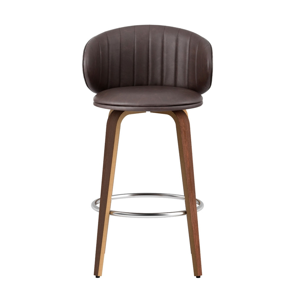Troy Leather Dining Chair (Set of 2) Red