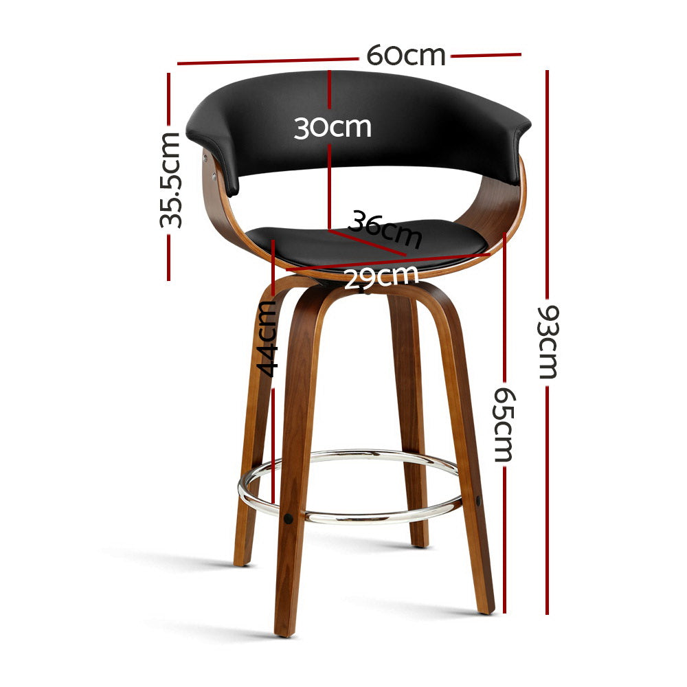 Eden Leather Bar Stool Swivel