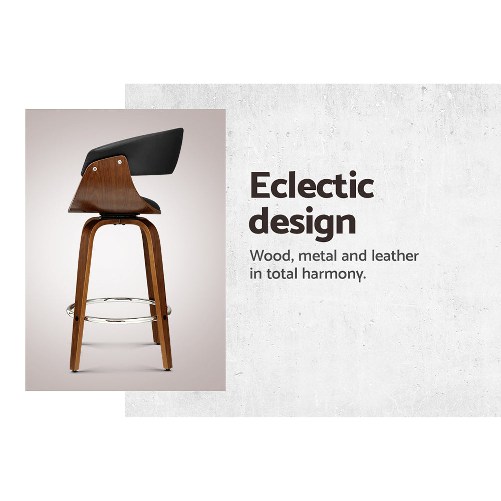 Eden Leather Bar Stool Swivel