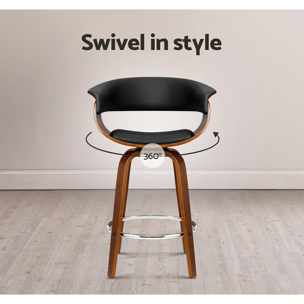 Eden Leather Bar Stool Swivel