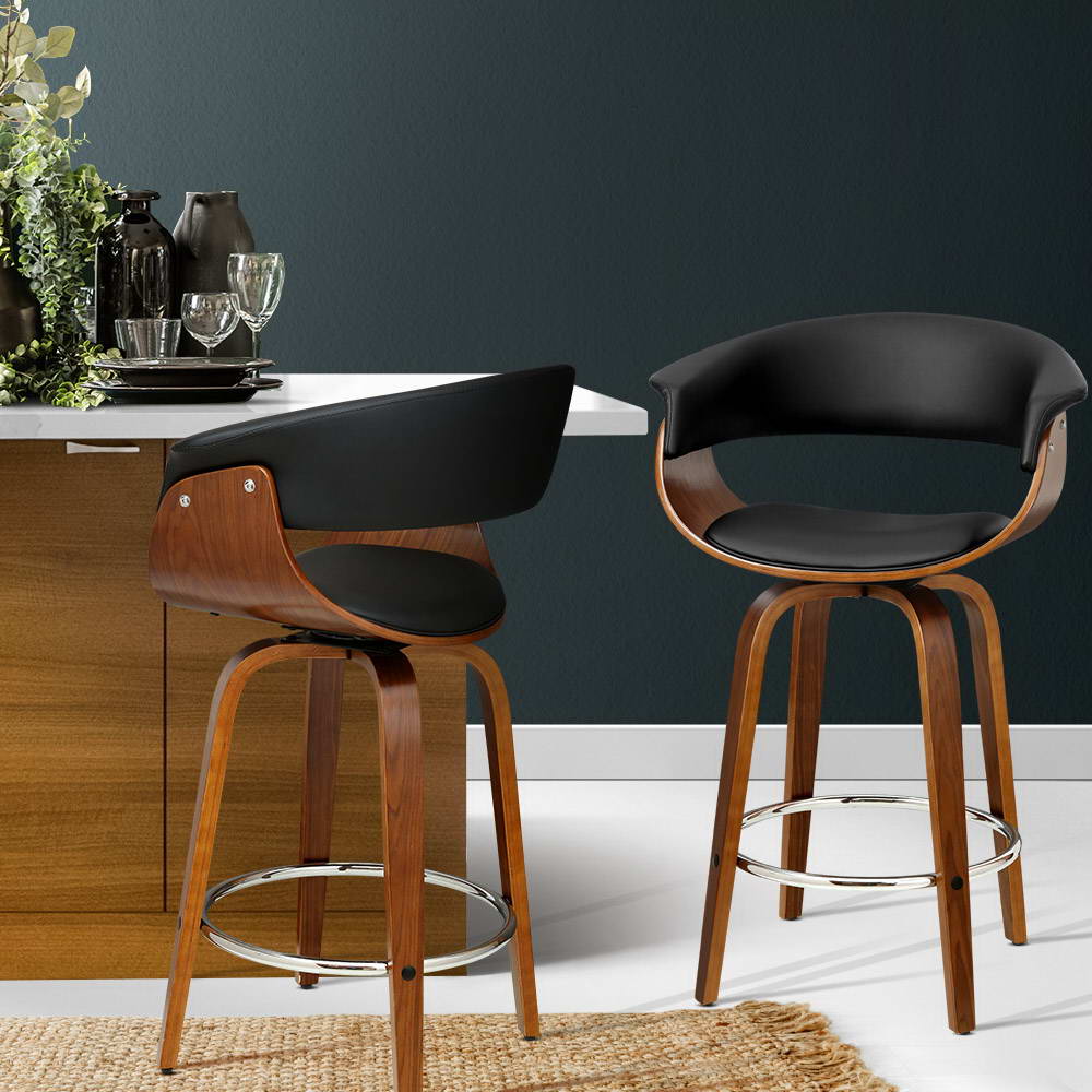 Eden Leather Bar Stool Swivel