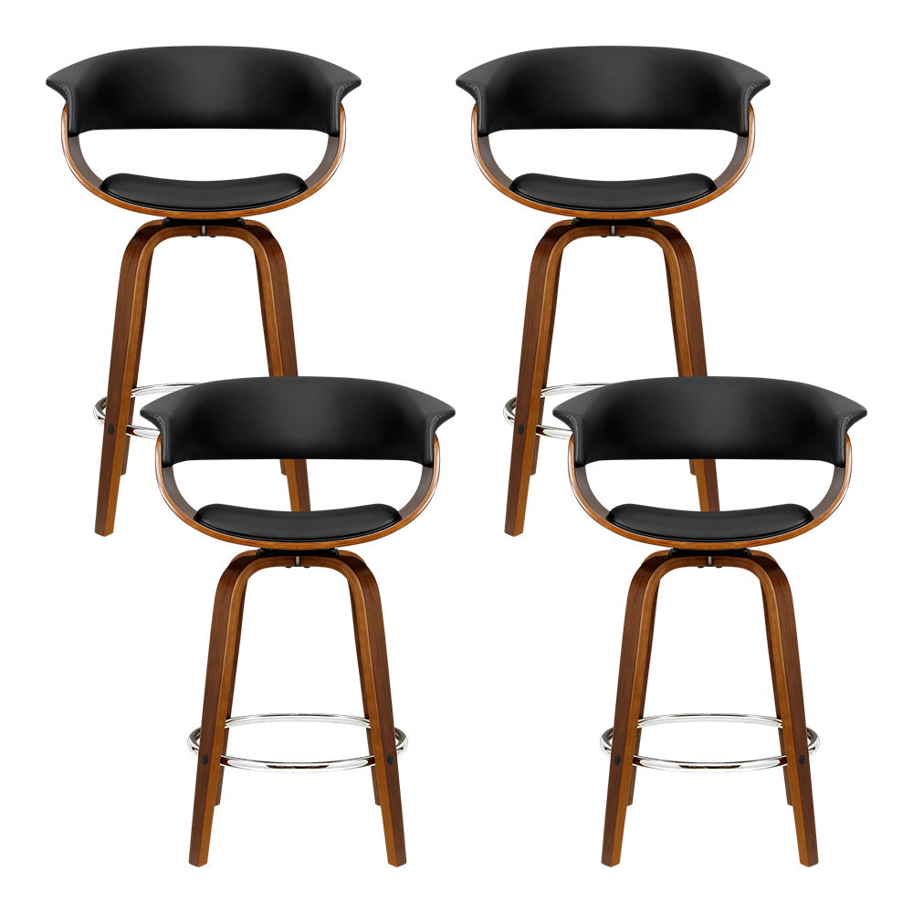 Anders Leather Bar Stool Swivel (Set of 4)