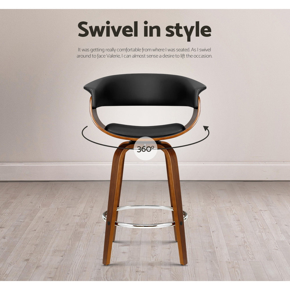 Anders Leather Bar Stool Swivel (Set of 4)