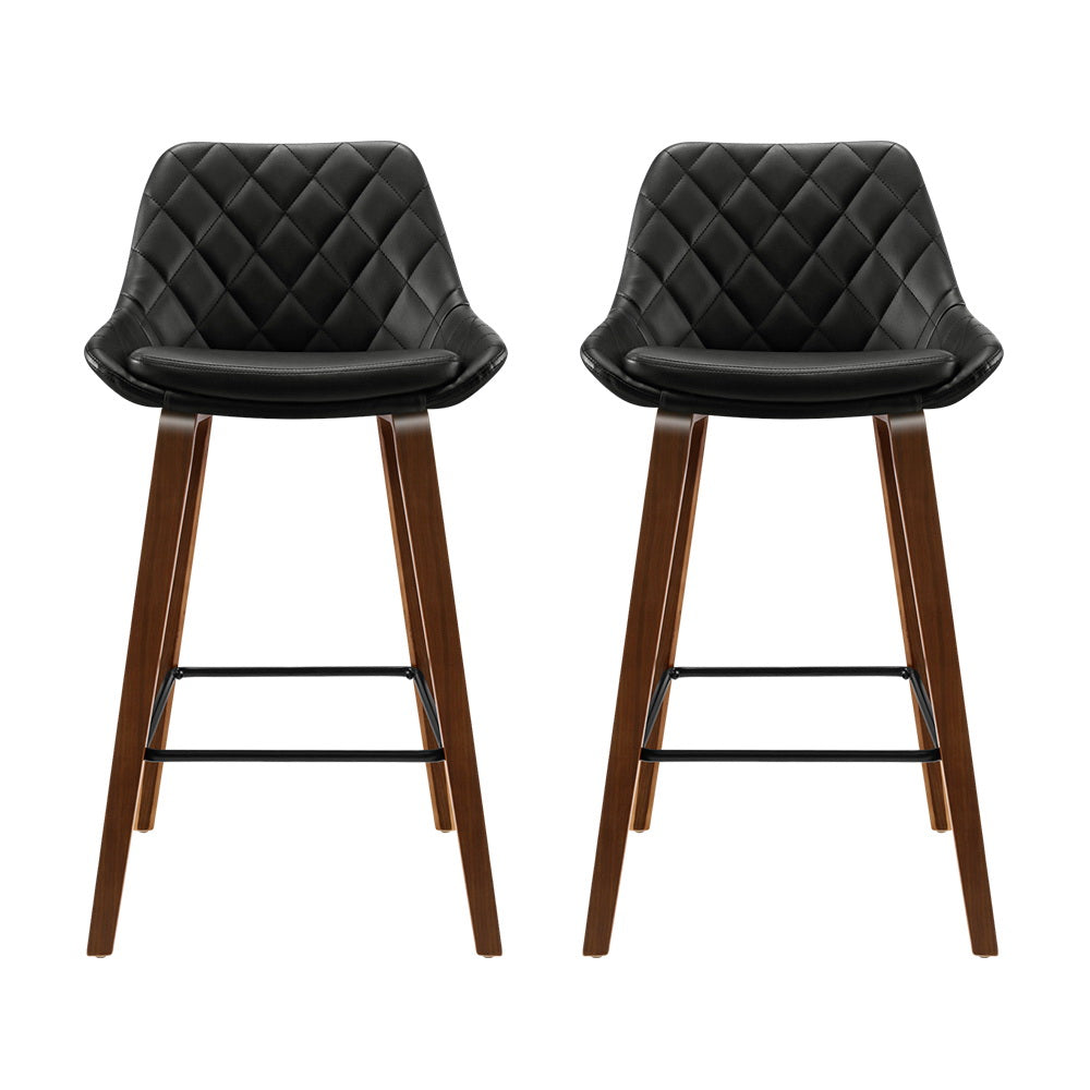 Magnus Leather Bar Stool (Set of 2)