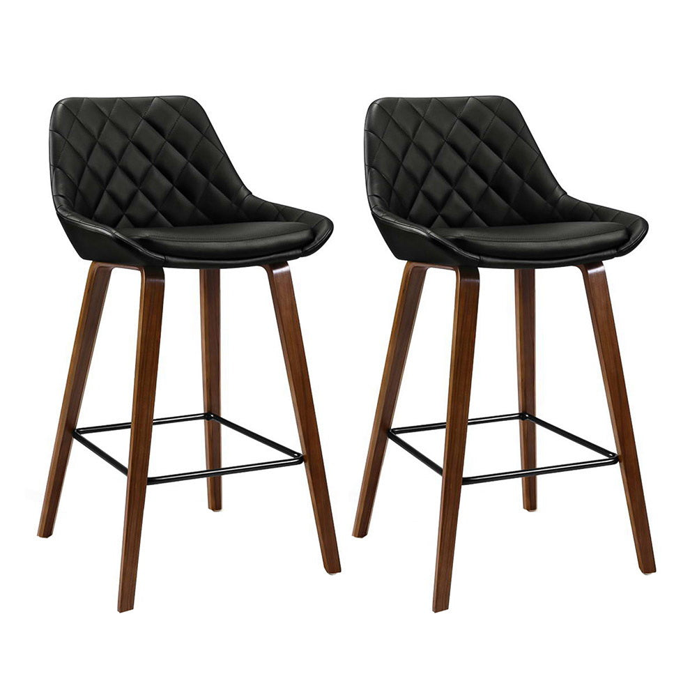 Magnus Leather Bar Stool (Set of 2)