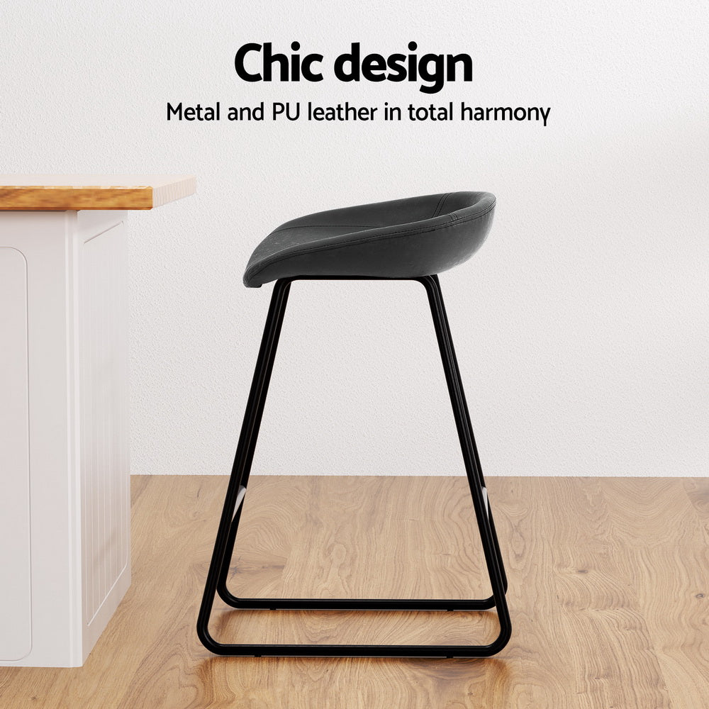 Dale Leather Counter Stool (Set of 4)