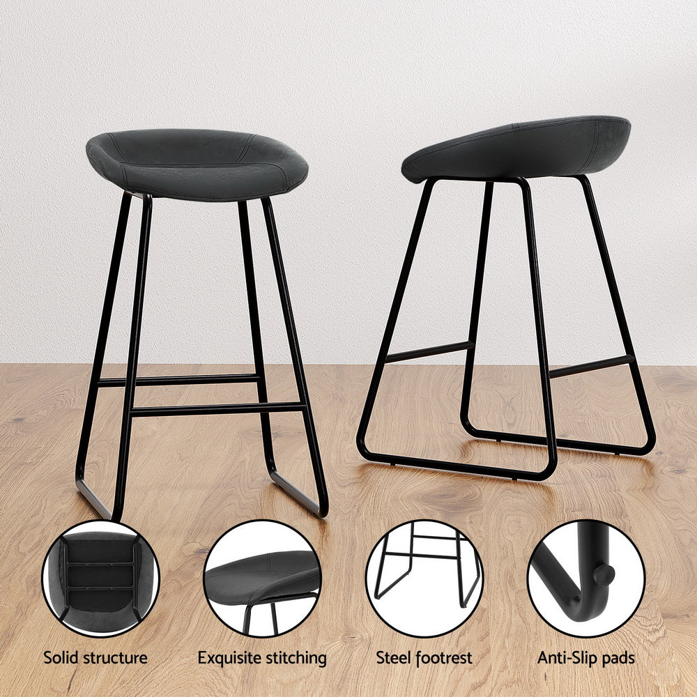 Dale Leather Counter Stool (Set of 4)