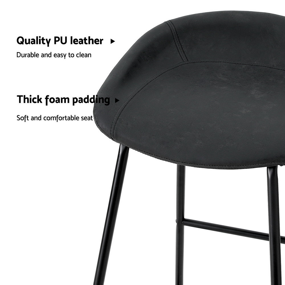 Dale Leather Counter Stool (Set of 4)