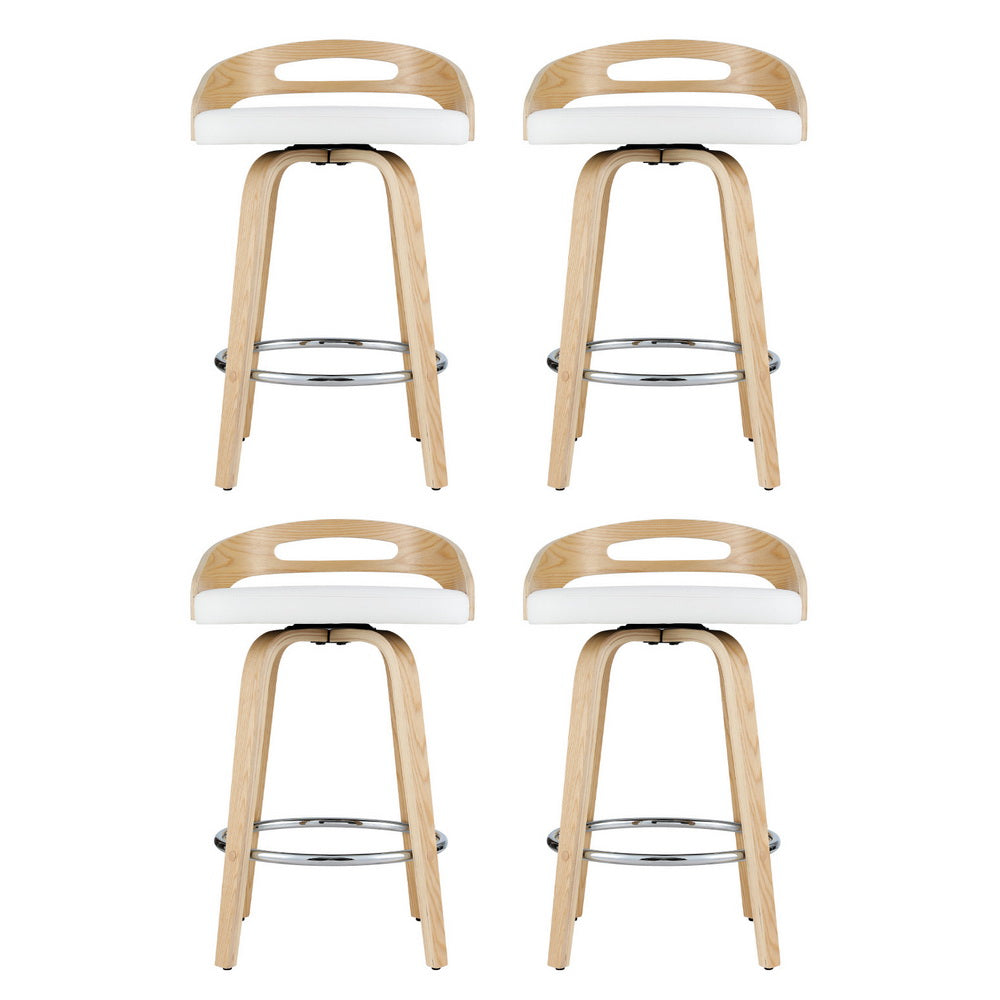Haze Leather Counter Stool Swivel (Set of 4)