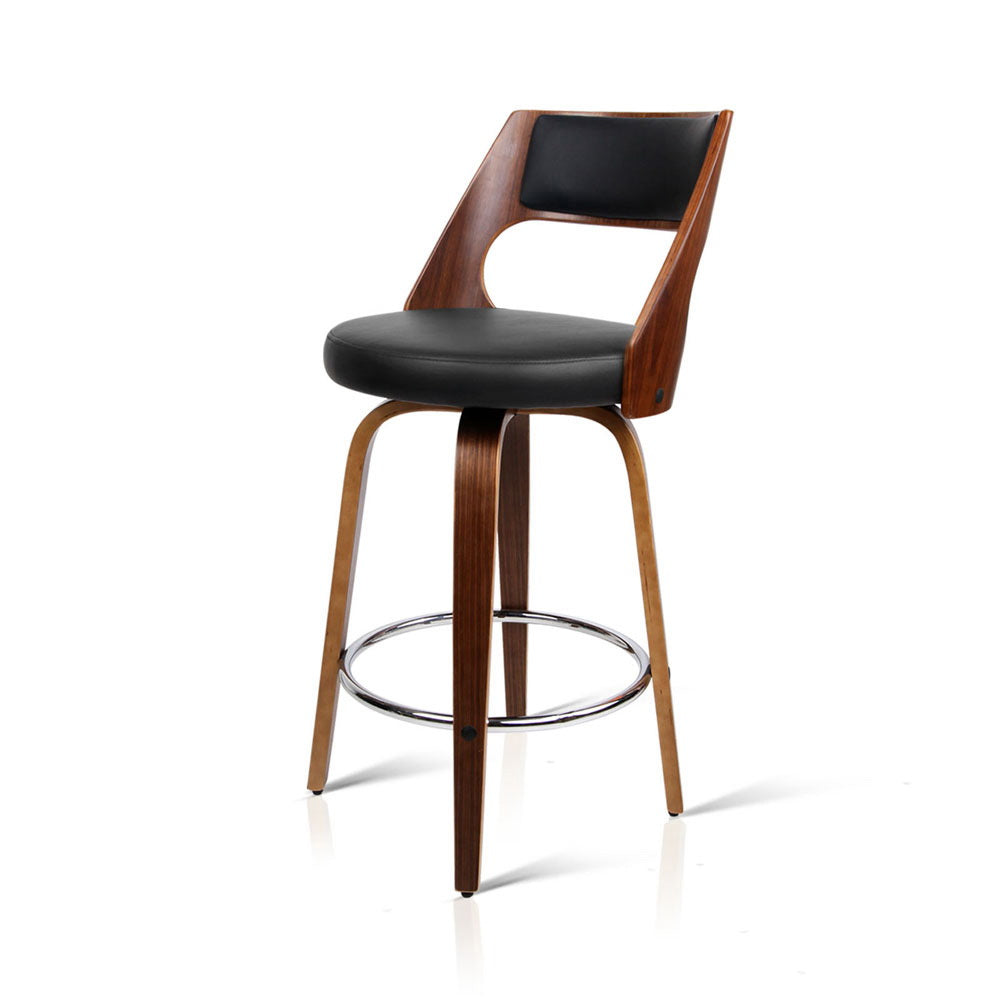 Watson Leather Bar Stool Swivel (Set of 2) 65cm