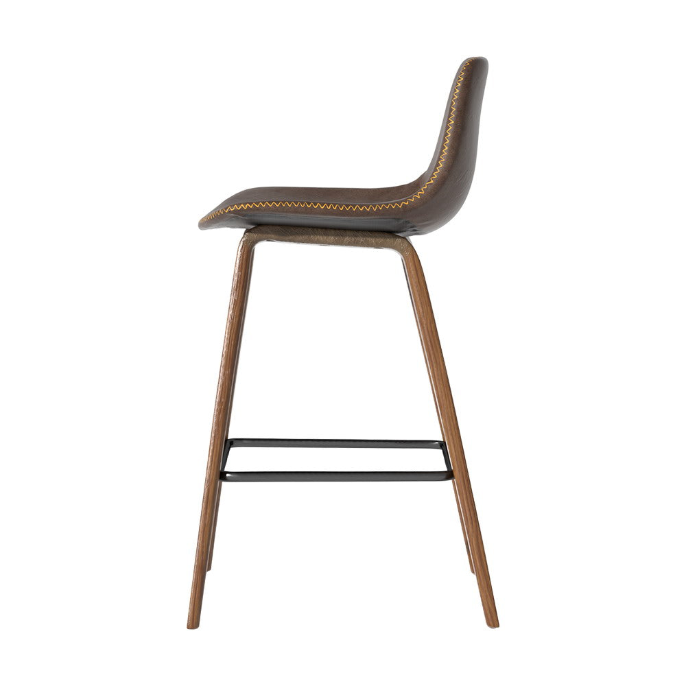 Monty Leather Counter Stool (Set of 2)